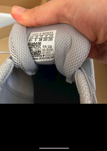38 Beden Adidas samba gri spor ayakkabı