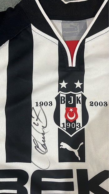 Quaresma imzalı 2003 Beşiktaş Forması