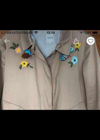 AKER 44 BEDEN ŞIK TRENÇKOT - Görsel 4