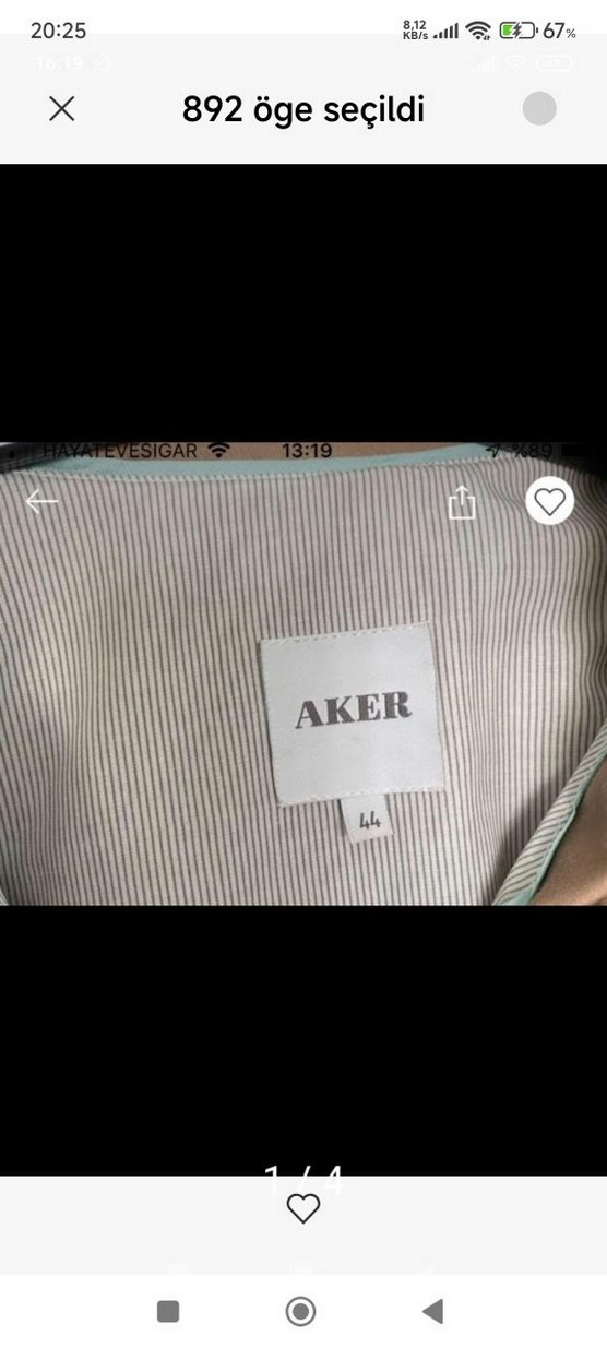 AKER 44 BEDEN ŞIK TRENÇKOT - Görsel 3