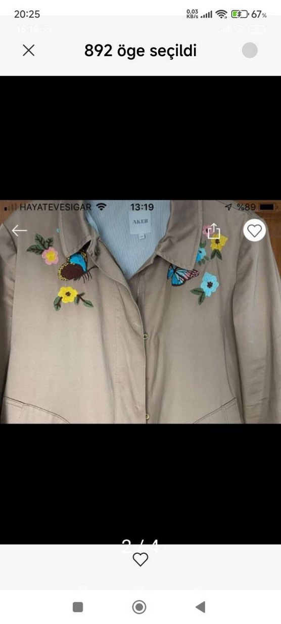 AKER 44 BEDEN ŞIK TRENÇKOT - Görsel 4