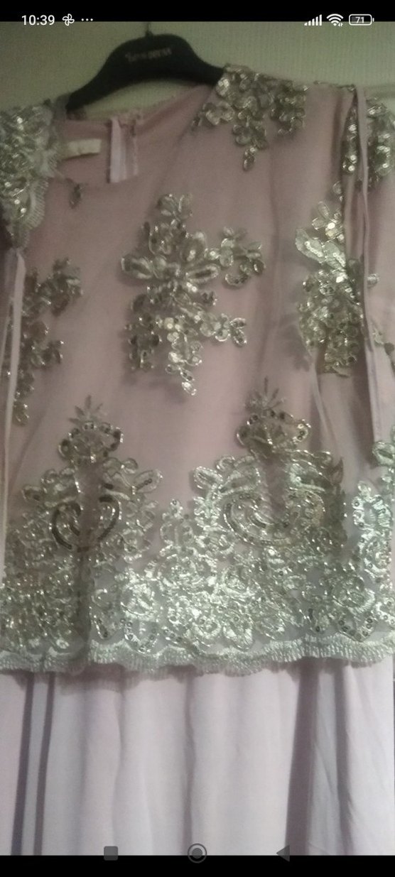 Pastel Uzun Bohem Kadın Elbise - Görsel 5