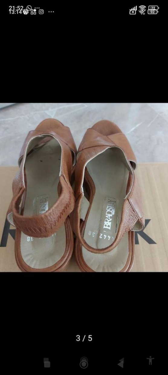 HAKİKİ DERİ 37 NUMARA AYAKKABI - Görsel 3