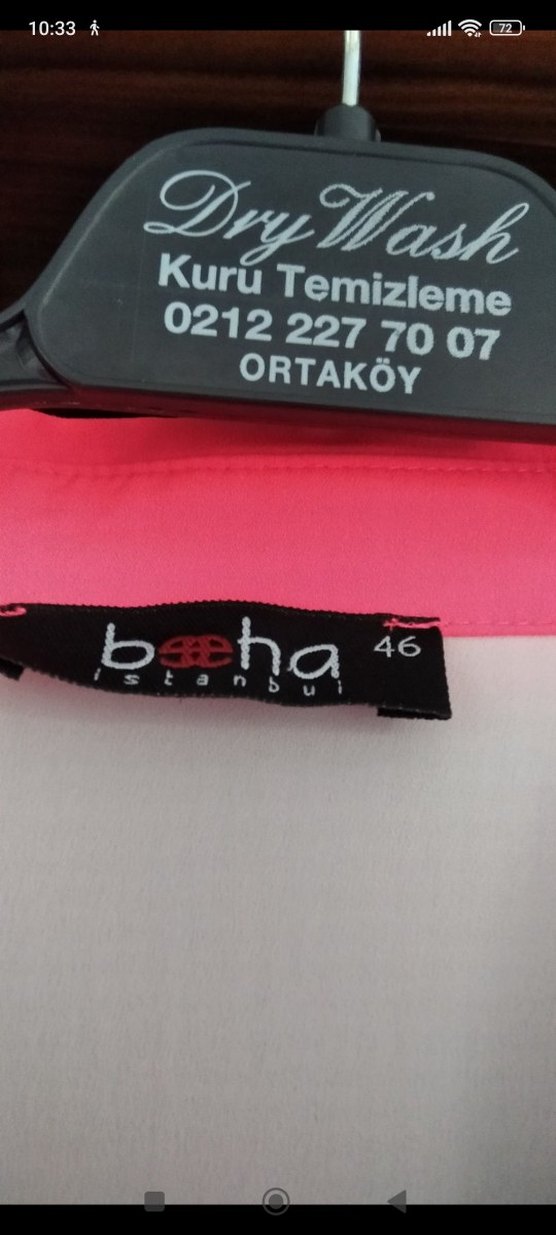 Uzun Kollu, Düğmeli Renk Bloklu Tunik - Görsel 5