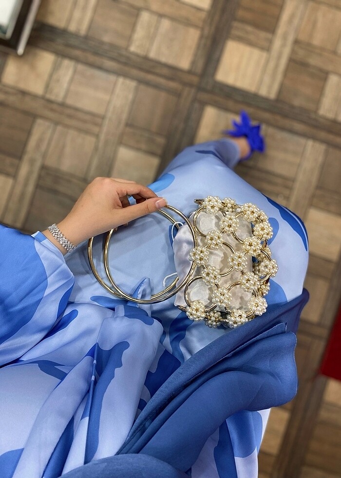 Saten elbise - Görsel 2