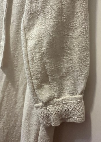 Krem elbise - Görsel 4