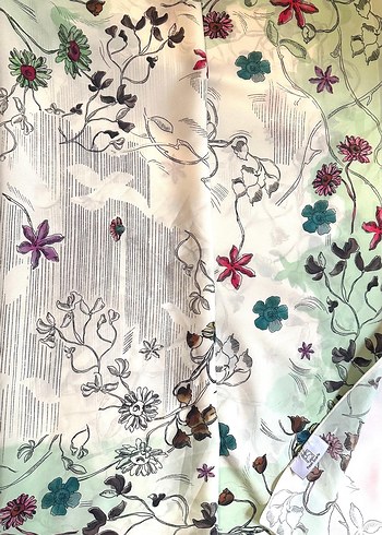 Çok Renkli Bohem Kadın Şal - Görsel 2