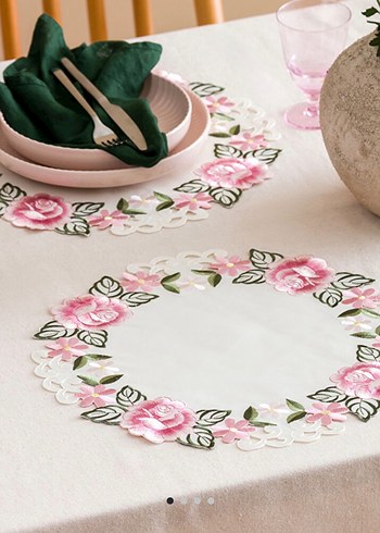 Çiçek Desenli 6lı takım - Görsel 3