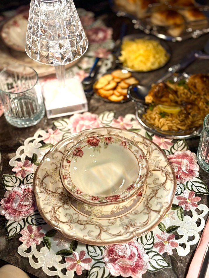 Çiçek Desenli 6lı takım - Görsel 2