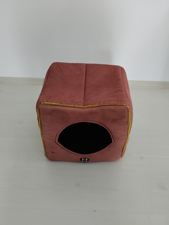 Pastel Pembe Kedi Yuva Yatağı - Görsel 2