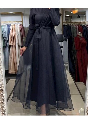 Siyah tesettür abiye 36-38 beden olur - Görsel 2