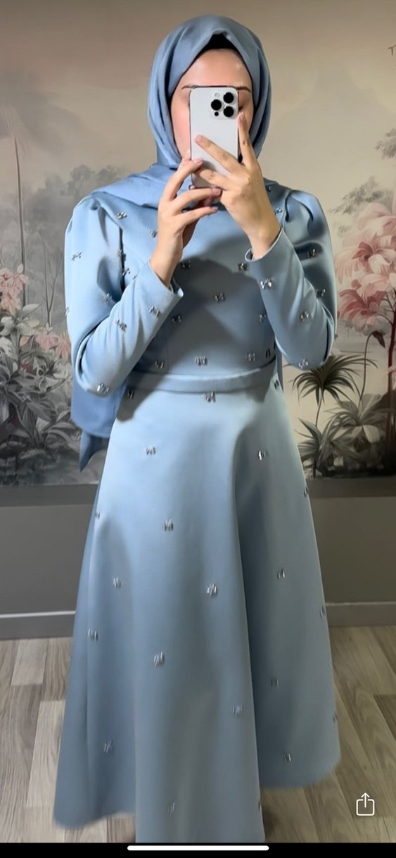 Sarooh couture okyanus abiye - Görsel 2