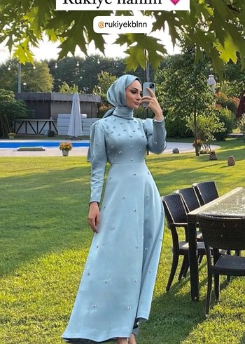 Sarooh couture okyanus abiye - Görsel 4