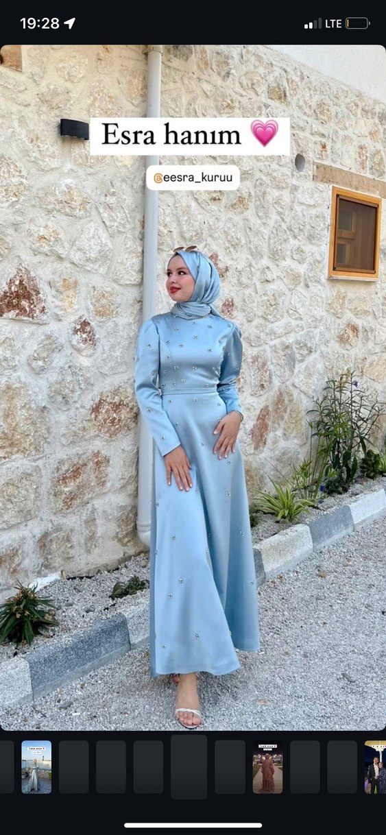 Sarooh couture okyanus abiye - Görsel 2