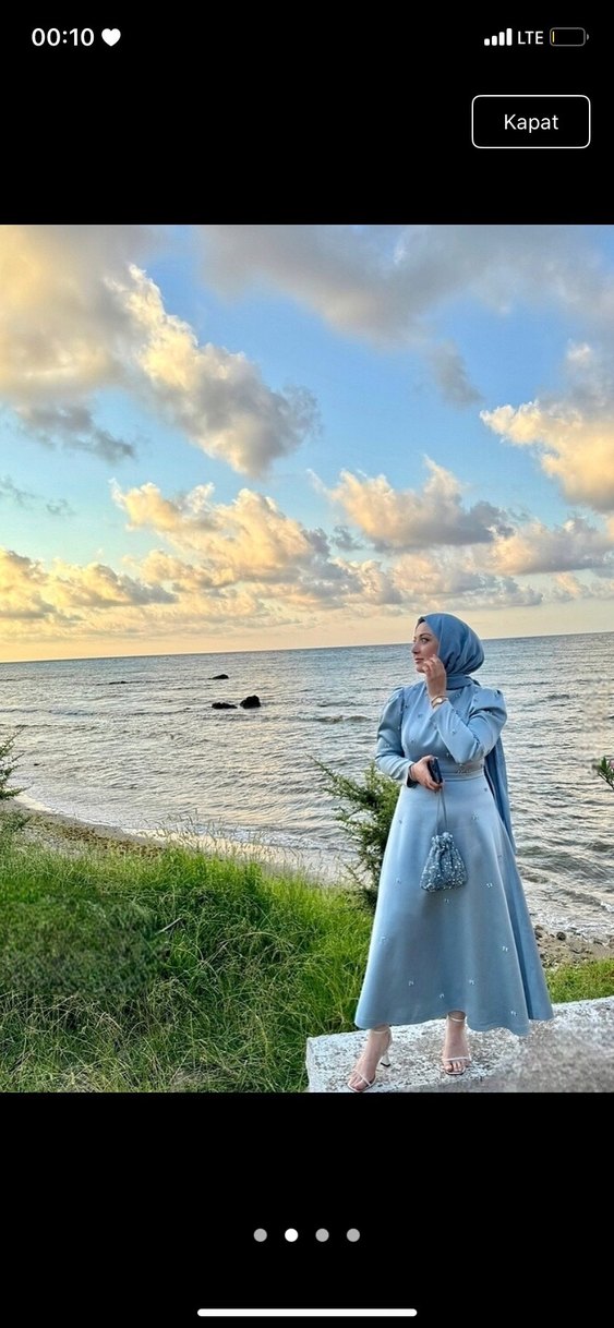 Sarooh couture okyanus abiye - Görsel 5