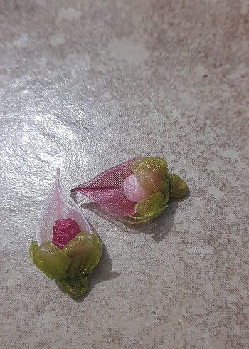 renkli oyalık kurdele çiçek adet 2tl - Görsel 3