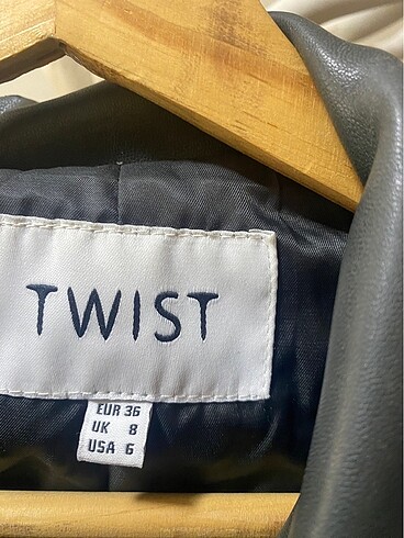 s Beden siyah Renk Twist ceket