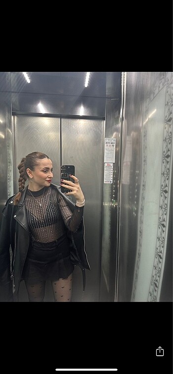 Tül bodysuit