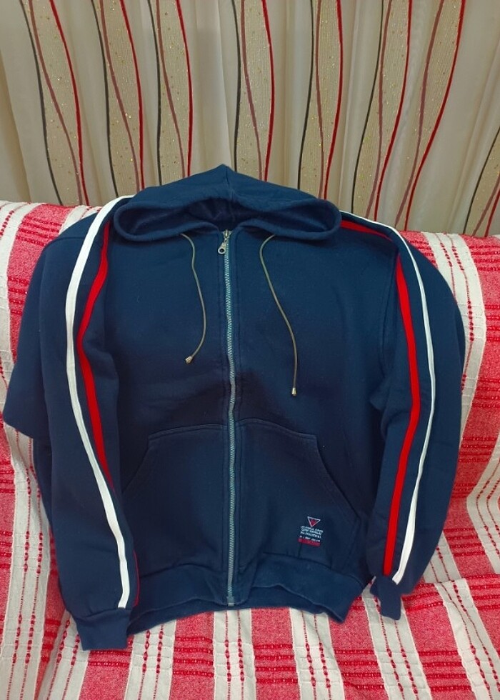 LTB sweatshirt lacivert harika kapüşonlu erkek - Görsel 4