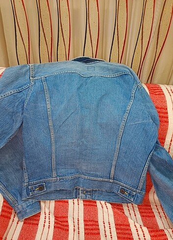Lee Erkek Vintage kot Ceket Usa orjinal üretimi - Görsel 7