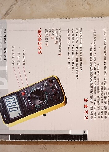 Multimetre volt amper kondansatör transistör ölçer harika - Görsel 4