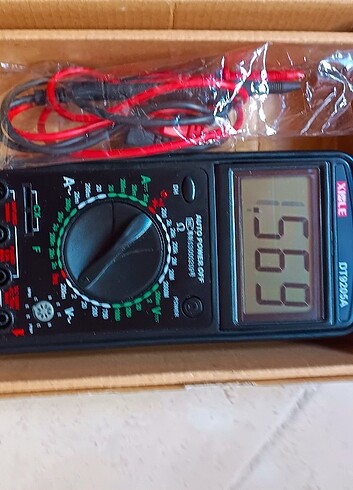 Multimetre volt amper kondansatör transistör ölçer harika - Görsel 2