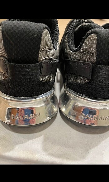 39 Beden siyah Renk Orijinal Balmain Ayakkabı