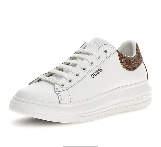 Guess bianco beyaz bayan deri sneaker
