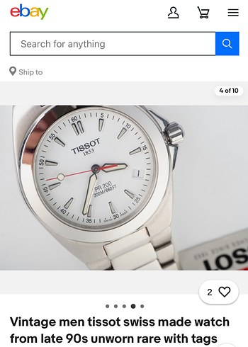 Tissot Tissot PR200 safir kristal Erkek Kol Saati