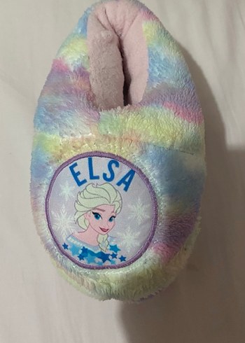 Elsalı Renkli Peluş Ev Terliği - Görsel 2