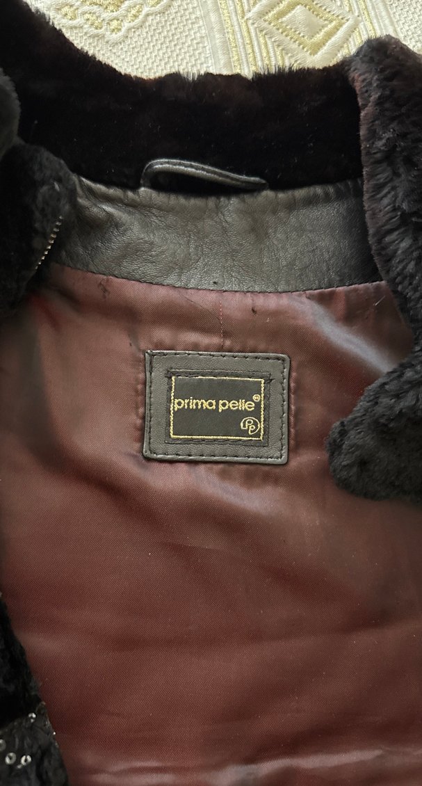 Kürk Detaylı siyah Kadın Süet Kaban - Görsel 3