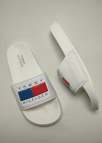38 Beden Tommy Hilfiger Beyaz Kadın Terlik Velcro