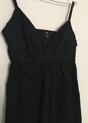 44 Beden siyah Renk H&M askılı elbise 