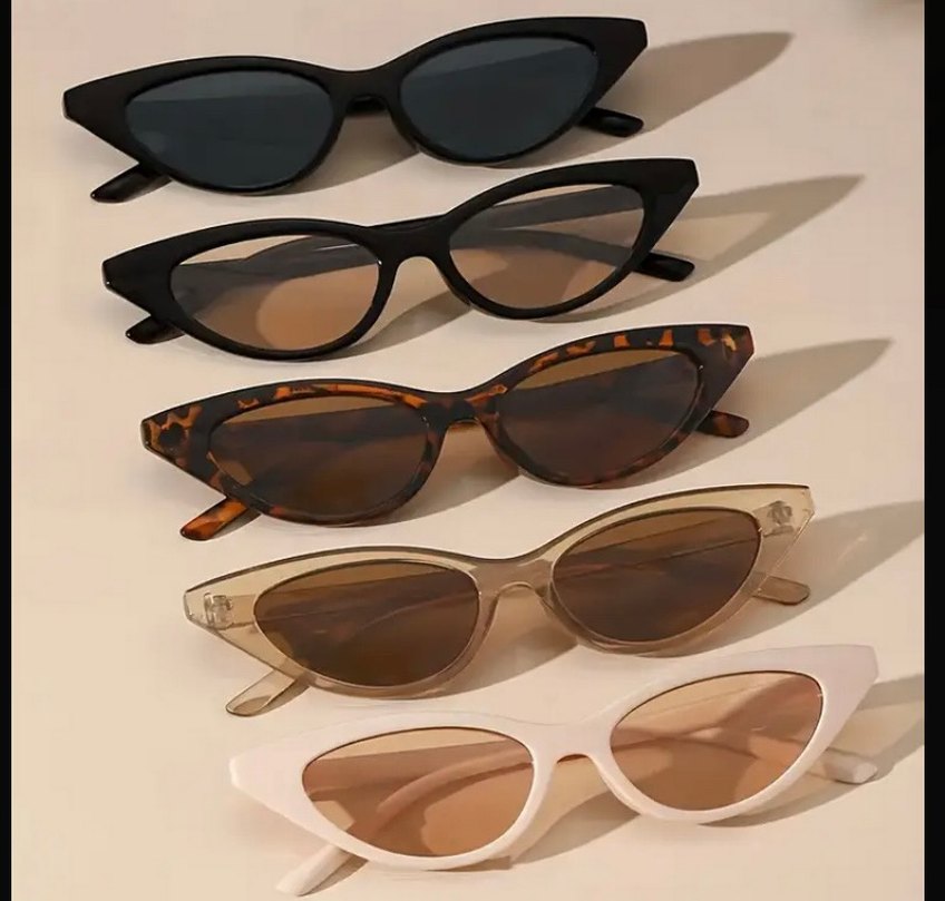 Kadın cat eye Retro Güneş Gözlüğü - Görsel 5