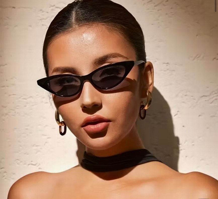 Kadın cat eye Retro Güneş Gözlüğü - Görsel 4