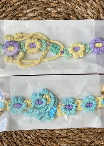 Pastel Çok Renkli Örgülü Apple watch Kayışı - Görsel 7