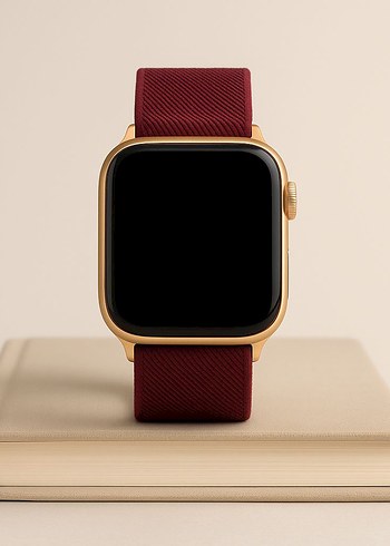 Bordo Apple watch kordonu - Görsel 2