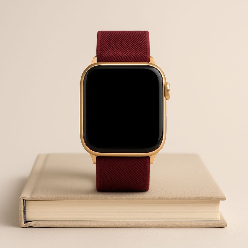 Bordo Apple watch kordonu - Görsel 2