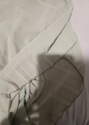 Kadın Bej Uzun Piliseli Etek - Görsel 3