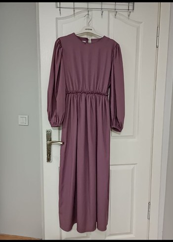 Kadın Mor Uzun Pilili Elbise - Görsel 2