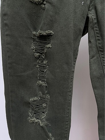 s Beden haki Renk Kot pantalon. Tasarım