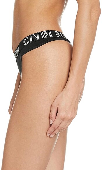l Beden siyah Renk Calvin Klein Kadın Tanga L