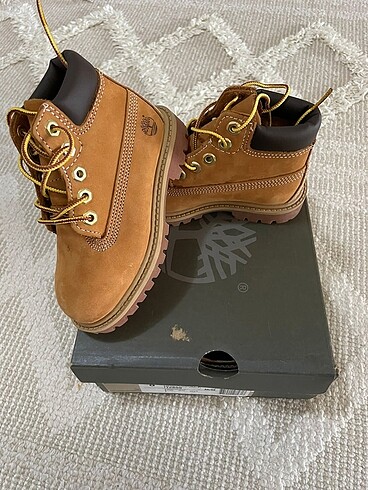 25 Beden sarı Renk Timberland Çocuk Botu Premium