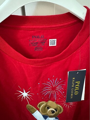 17-18 years Beden Polo Ralph Lauren Bear Tişört