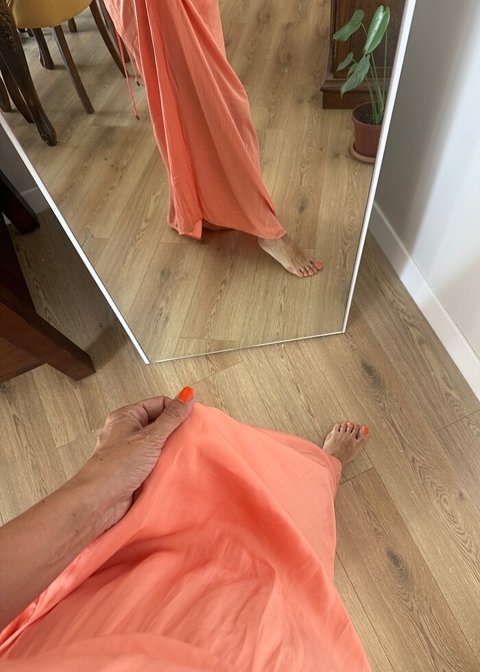 Zara şık elbise - Görsel 5