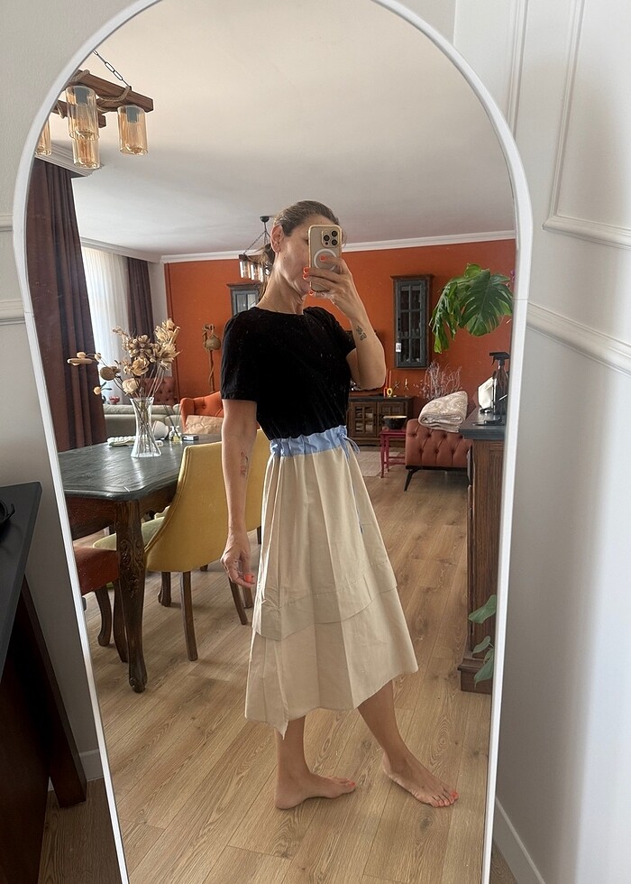 Diz altı günlük elbise - Görsel 2