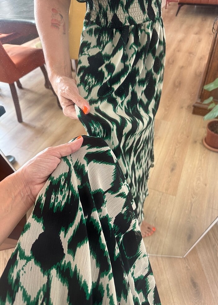 Mango şifon elbise - Görsel 5