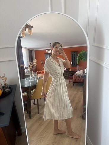 Milla keten elbise - Görsel 2