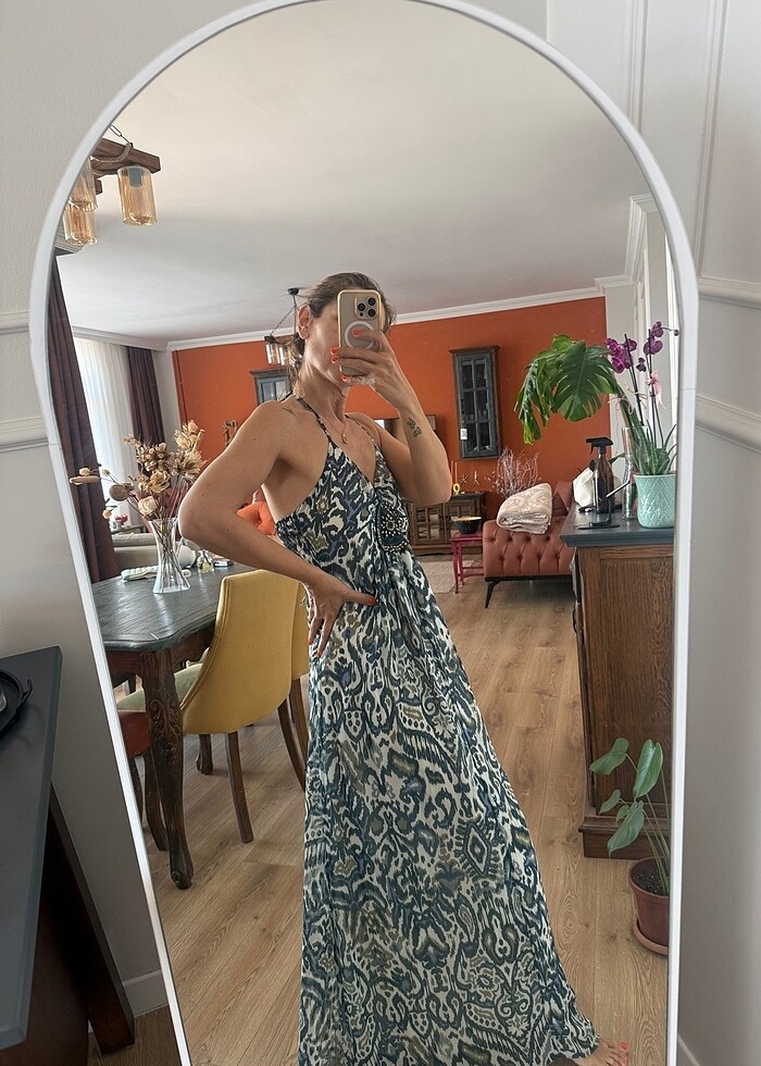 Şifon elbise - Görsel 2