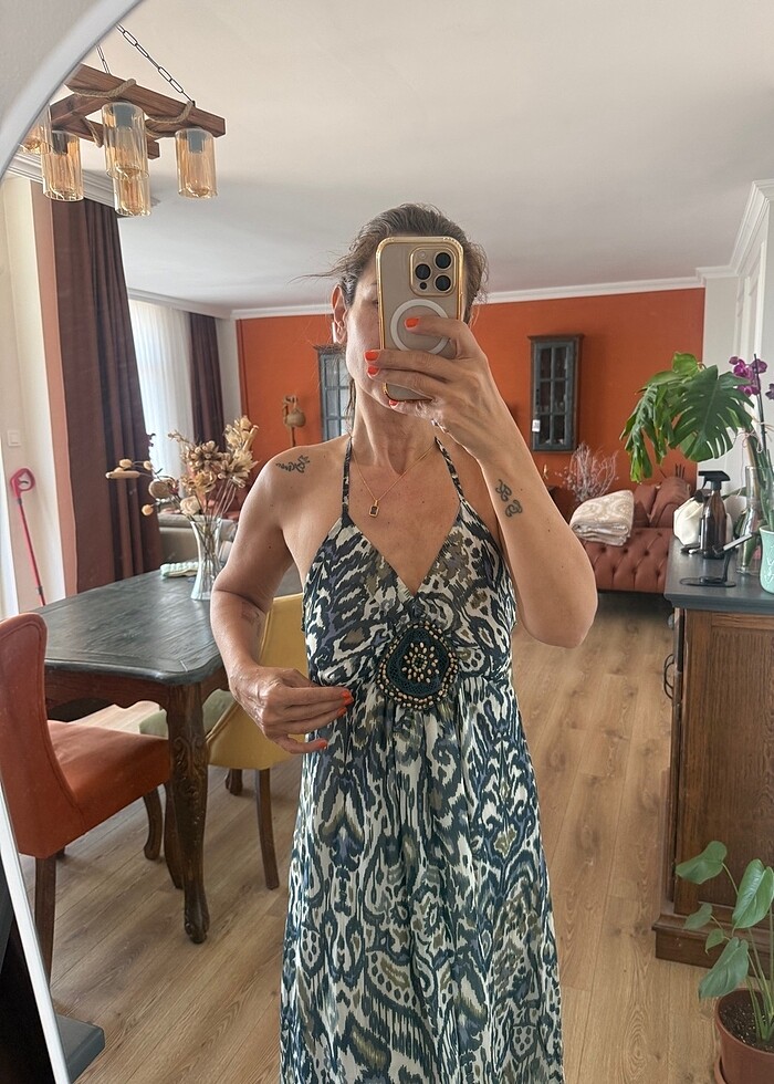 Şifon elbise - Görsel 3